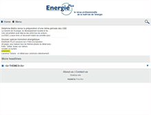 Tablet Screenshot of energie-plus.pressflex.com