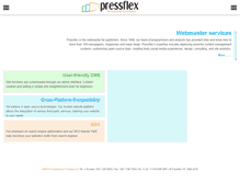 Tablet Screenshot of pressflex.com